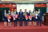 Hội nghị Công bố quyết định của Cục trưởng Cục Thống kê Nam Định về công tác cán bộ