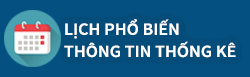 Lịch phổ biến thông tin thống kê