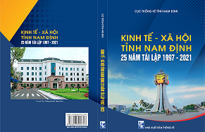 Infographic - Ấn phẩm Kinh tế - xã hội tỉnh Nam Định 25 năm tái lập 1997-2021