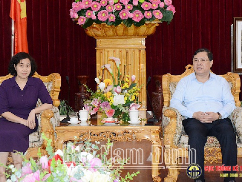 Tổng Cục trưởng tới thăm và làm việc tại tỉnh Nam Định